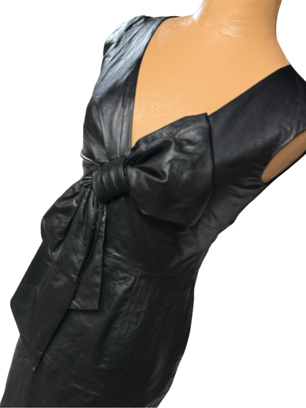 CarrOusel, Leather Cocktail Dress